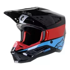 Casco Alpinestars Motocross Supertech S-m5 - Color Azul Diseño Bond Helmet Tamaño Del Casco Xl