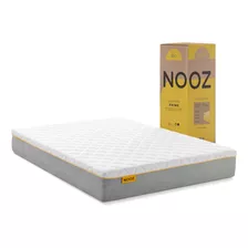 Colchón Matrimonial Nooz, Espumas, Memory Foam, High Support Color Blanco