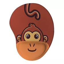 Mouse Pad Divertido Ergonômico Macaco Kawaii