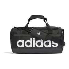 Mala adidas Duffel Pequena Essentials - Preto/branco