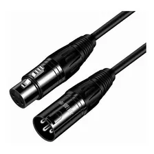 Cable Extensión Xlr Macho A Hembra Para Micrófono,1,5 Metros