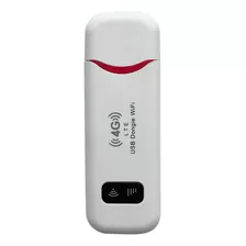 Modem 4g Lte Wi-fi Hotspot Roteador Dongle Usb 150 Mbps Cor Branco-v2