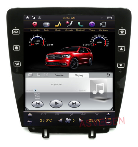 Auto Estereo Tesla Style Para Ford Mustang 2009-2013 4+64g Foto 3