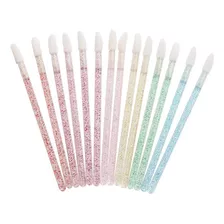 50 Lip Brush Glitter Para Pestañas, Labios, Microblading