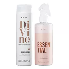  Braé Divine Shampoo 250ml + Essential Leave-in 260ml
