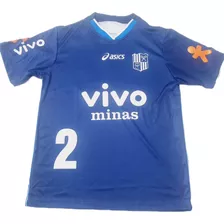 Camisa Minas Tênis Clube Vôlei Vivo Asics Azul #2