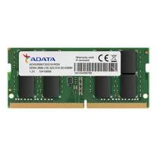 Memoria Ram Premier Gamer Color Verde 4gb 1 Adata Ad4s26664g19-sgn