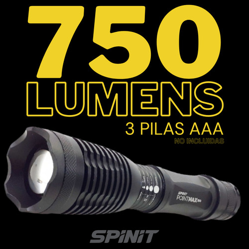Linterna Led Tactica Spinit Pointmax 750 Lumens