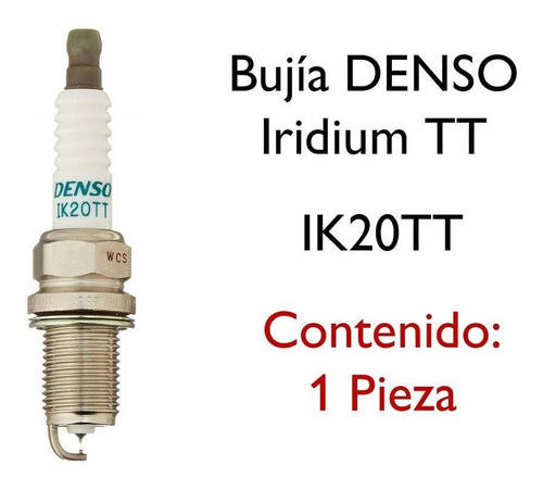 1 Buja Denso Iridium TT Daihatsu Rocky 1990-1992 1.6 Lts Foto 2