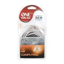 Cable De Red One For All Cat5e 3.0mts Interconexion Utp 