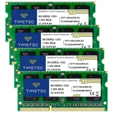 Kit De Memorias Ram Timetec, 4 X 8 Gb (32 Gb), Ddr3 1333 Mhz