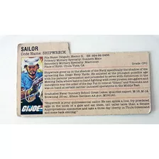 Comandos Ação File Card Sailor - Marujo Gijoe Hasbro Usa