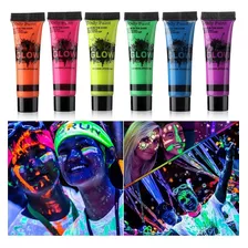 Pintura Facial Corporal Neon Fluorescente Uv