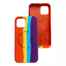 Funda Protector Para iPhone Trenzado Sin Magsafe