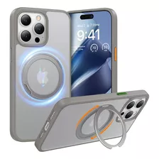 Funda Protectora Torras, Para iPhone 15 Pro, Gris Titanio