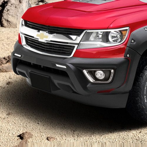 Bumper Guard Delantero Faro Drl Chevrolet Colorado 2016-2020 Foto 2