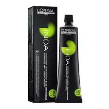 Kit Tinta Loreal Profesional Inoa Inoa Tono 5 Castaño Claro 20vol. Para Cabello