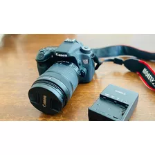  Câmera Canon Eos 70d + Lente Efs 18-135mm