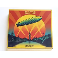 Box Dvd Duplo + Cd Duplo Led Zeppelin Celebration Day 