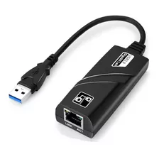 Cabo Adaptador Usb 3.0 Gigabit Ethernet Rj45 Pc Notebook Nf