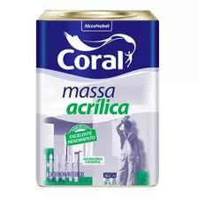 Massa Acrílica Externa E Interna 25kg Coral Parede/teto