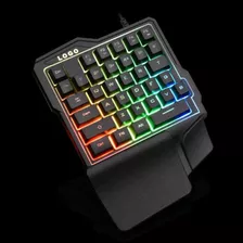 K7 Teclado Mecânico Gaming 104- Chave Um Handed Ergonômico T