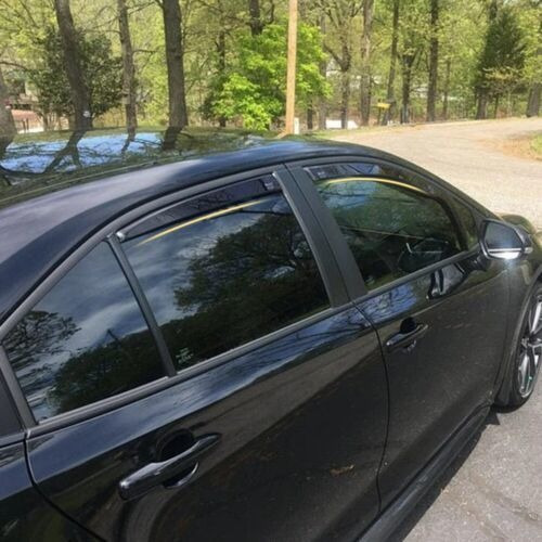 4 For 2017-2021 Honda Civic Hatchback Window Visors Rain  Mb Foto 10