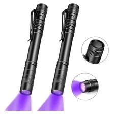  Linterna De Luz Negra Uv Para Fugas Ultravioleta 13 Cm