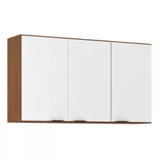 Armário Aéreo Cozinha Firenze 3 Ptas 120cm Amendola/branco-d