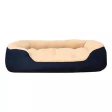 Cama Mascotas Grande Camita Para Perros Tesso Doble Vista Color Azul