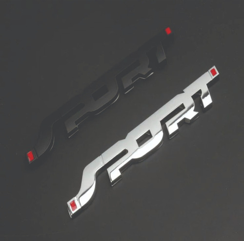 Emblema Sport 3d Auto Logo Metlica Foto 4