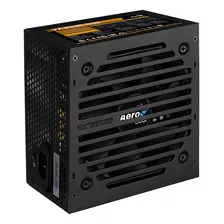 Fuente De Poder Pc Aerocool Vx650 Plus 650w Eficiencia 78% Color Negro 110v/220v