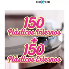 300 Plásticos Para Disco De Vinil Lp. 150 Int + 150 Ext