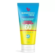 2 Protetores Solar Creme Sunscreen Fps60 Nanobodytech 100g