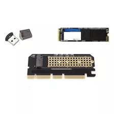 Kit Upgrade Adptador Pci Express + Ssd Netac Nvme M.2 128gb