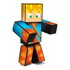 Boneco Lopers 25cm Brinquedo Minecraft Pequeno Envio Rápido