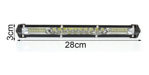 Exploradora Barra Lineal Led Dual Color 28cm 12-24v 10.000lm Foto 8