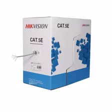 Cable Utp Cat 5e Interior Hikvision 100% Cobre 305m Certific
