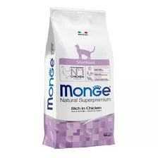 Alimento Gato Adulto Sterilised Monge Grain Free Pollo 10 Kg