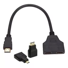 Chenyang Hdmi 1 A 2 Adaptador De Cable De Extensión De Inter