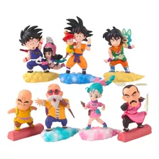 Dragon Ball Juguetes Mini Colección Goku Nube Voladora 7pz