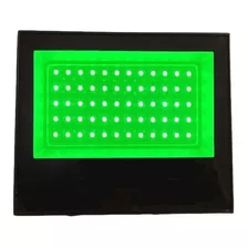 Refletor Holofote Luz Verde 100w Para Jardim 
