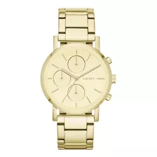 Reloj Mujer Dkny Ny8861malla Color Dorado