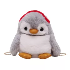 Mochila Bolsa Pingüino Peluche Cadena Desmontable 