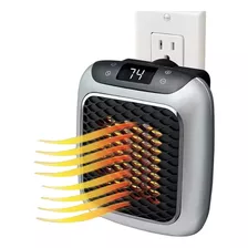 Calentador Eléctrico Mini Calefactor Turbo 800w Portátil Color Gris