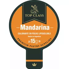 Colorante Liposoluble Polvo Mandarina 15gr/50cc Top Class
