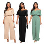 Macacão Feminino Longo Pantalona Ciganinha Acinturado