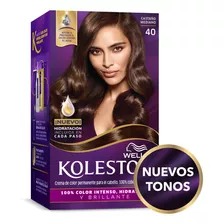  Kit Tintura Wella Koleston Coloración Permanente - Nuevos To Tono Castaño Mediano