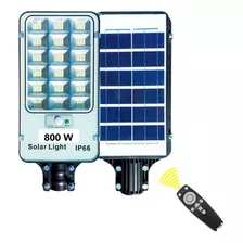 Foco Led Con Panel Solar 800w Exterior Ip66 Control Remoto