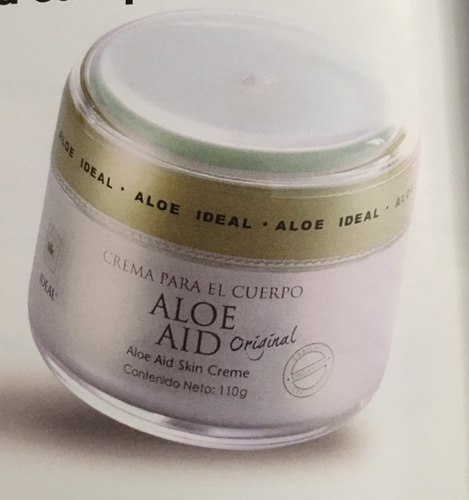 Ideal Crema P/cuerpo Aloe Aid C/aloe Orgánica (2225362960)
